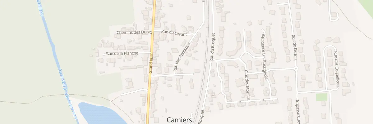 Plan du 2B Rue des Anglettes à Camiers