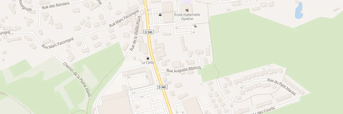 Plan du 309 Rue Auguste Biblocq à Merlimont
