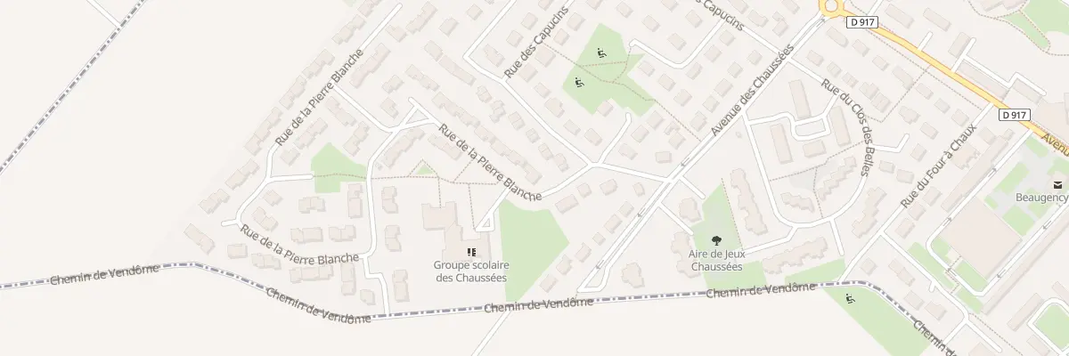 Plan du 2 Rue de la Pierre Blanche à Beaugency