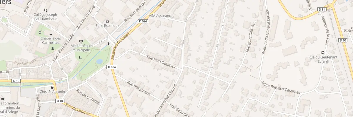 Plan du 21 Rue Mal Clauzel à Pamiers