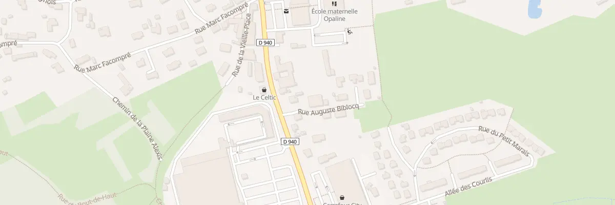 Plan du 327 Rue Auguste Biblocq à Merlimont