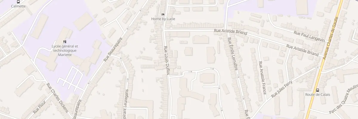 Plan du 30 Rue Louis Duflos à Boulogne-sur-Mer