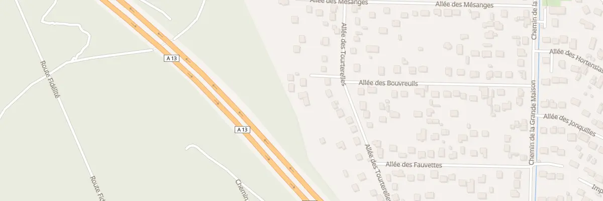 Plan du 22B All des Tourterelles à Rosny-sur-Seine