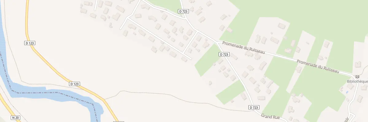 Plan du 7 Qua de Lagreou à Ussat