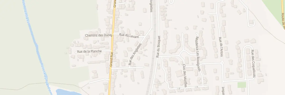 Plan du 6 Rue des Anglettes à Camiers