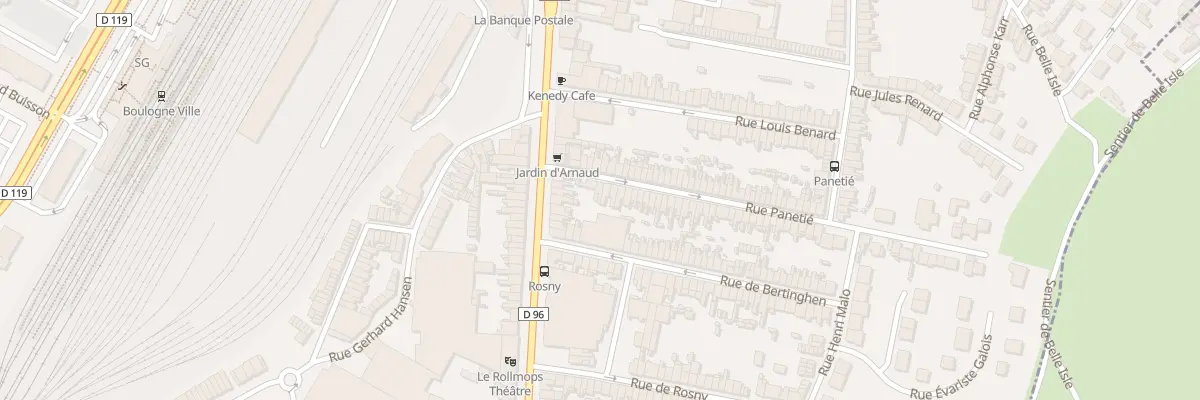 Plan du 10 Rue Panetié à Boulogne-sur-Mer