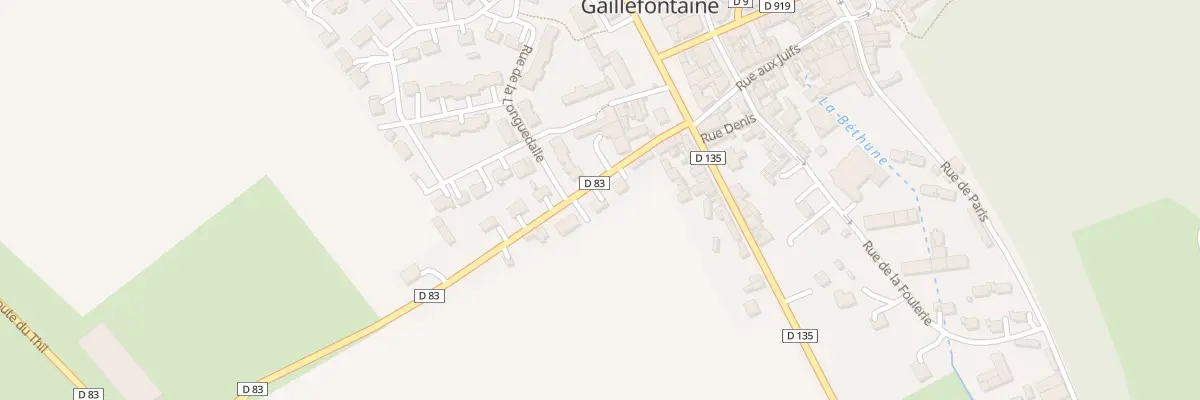 Plan du 5B Rte du Thil à Gaillefontaine