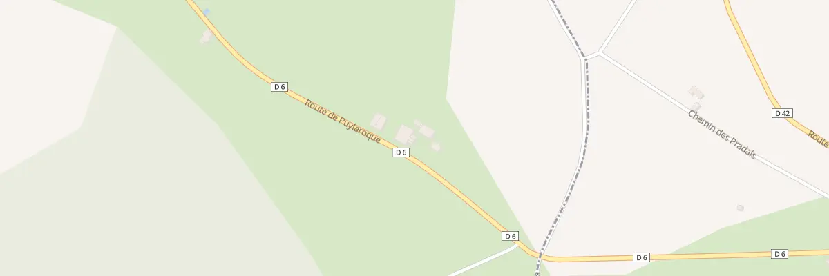 Plan du 7177 Rte de Puylaroque à Lalbenque