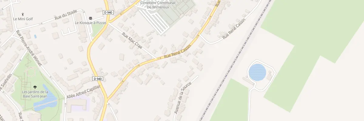 Plan du 38B Rue René Cassin à Wimereux