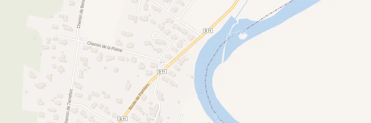 Plan du 42 Rte de Pamiers à Rieux-de-Pelleport
