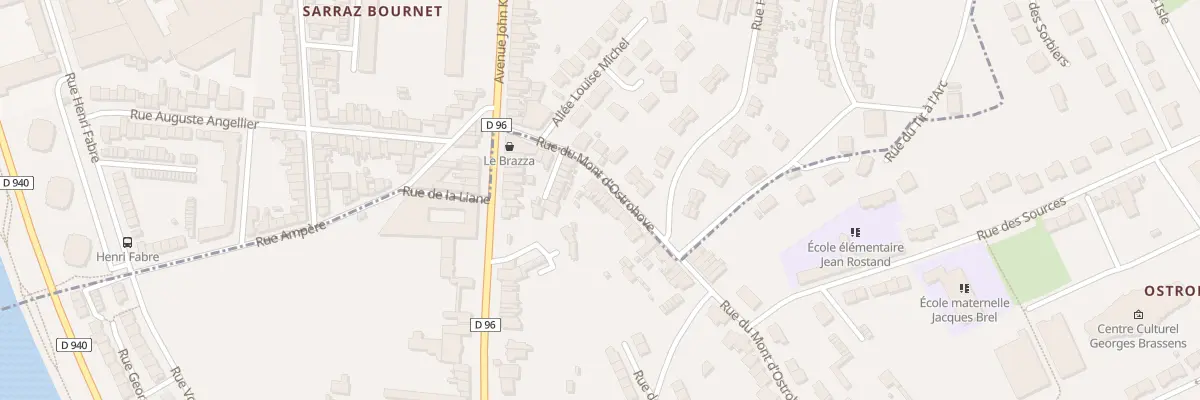 Plan du 20 Rue du Mont d’Ostrohove à Saint-Martin-Boulogne