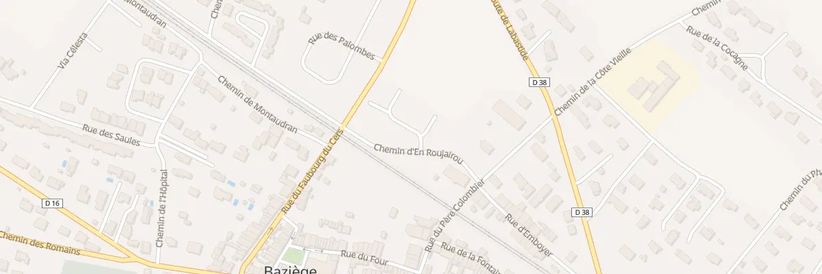 Plan du 33 Rue de l’Adreit à Baziège