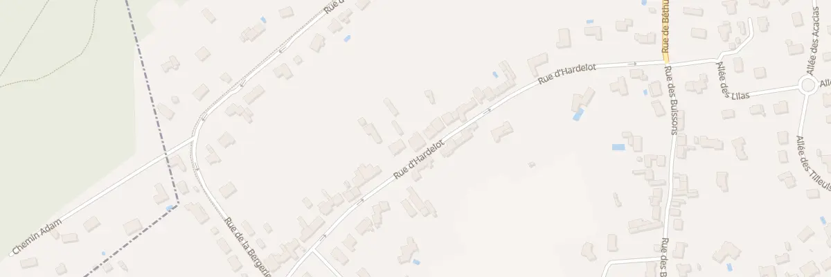 Plan du 26 Rue d’Hardelot à Condette