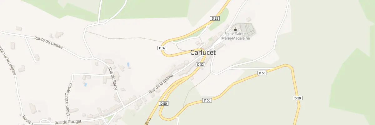 Plan du 5011 Carlucet à Carlucet