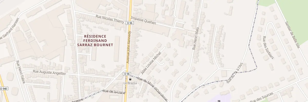 Plan du 21 All Louise Michel à Boulogne-sur-Mer