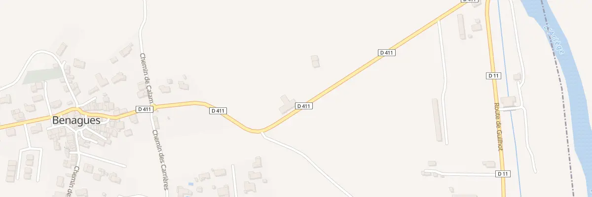 Plan du 6 Av du Pont à Benagues