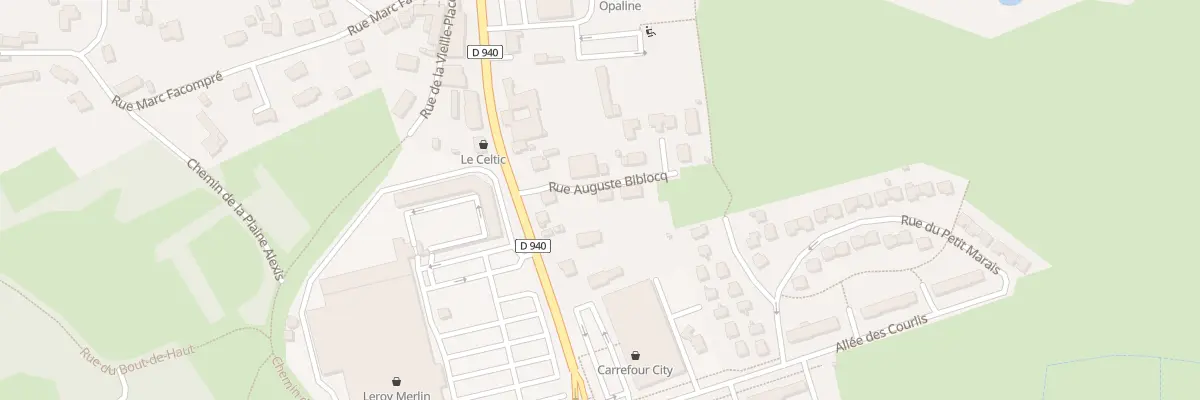 Plan du 341 Rue Auguste Biblocq à Merlimont