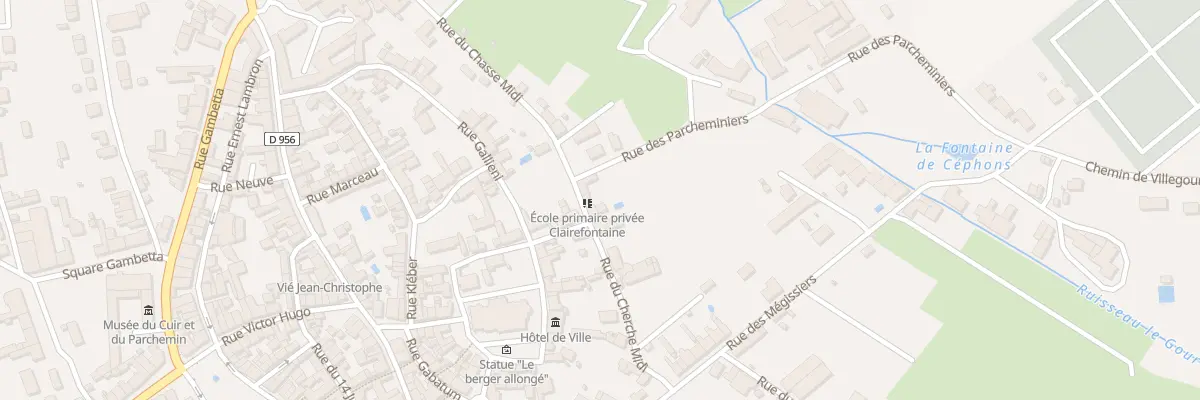 Plan du 4 Rue du Chasse Midi à Levroux