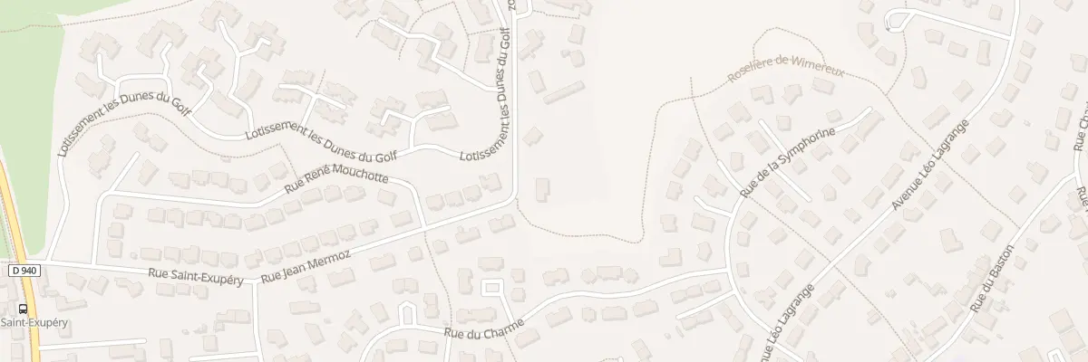 Plan du 22 Rue Jean Mermoz à Wimereux