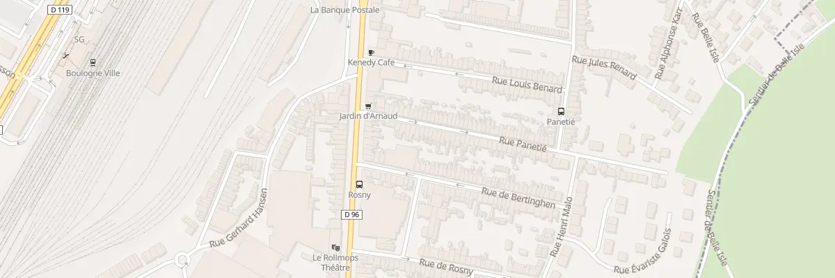 Plan du 18 Rue Panetié à Boulogne-sur-Mer