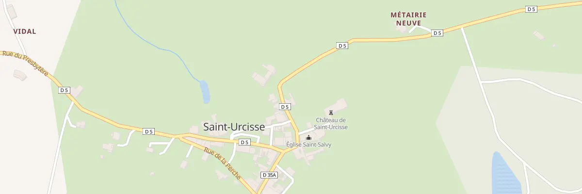 Plan du 51 Rue du Lavoir à Saint-Urcisse