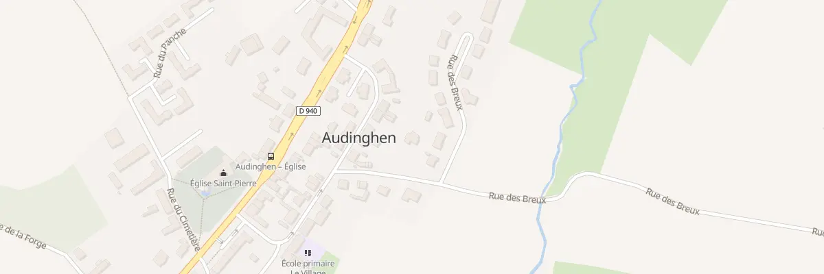 Plan du 71 Rue des Breux à Audinghen