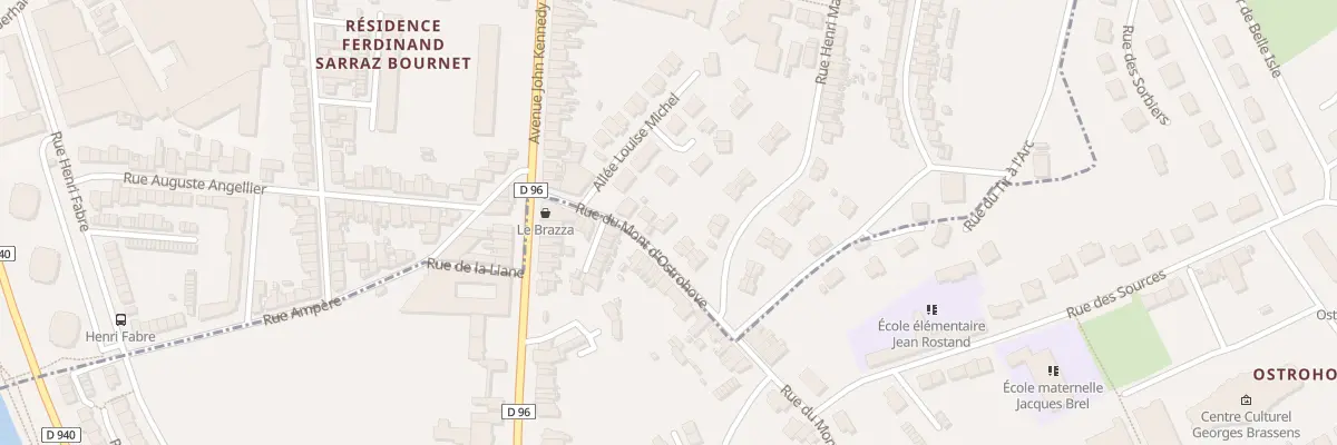 Plan du 21 Rue du Mont d’Ostrohove à Boulogne-sur-Mer