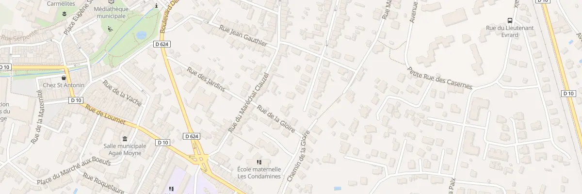 Plan du 9 Rue Gabriel Faure Prolongee à Pamiers