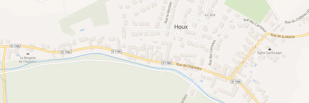 Plan du 18 Rue de l’Aqueduc à Houx