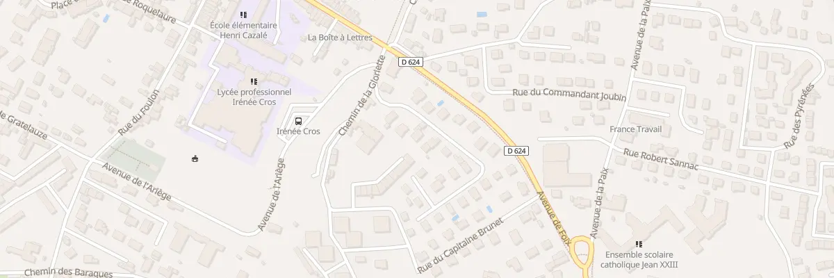Plan du 8 Rue du Cap Pierre Flottes à Pamiers