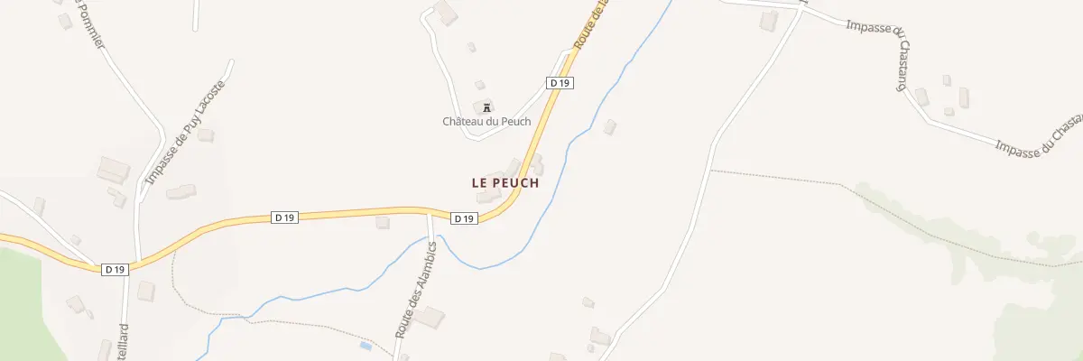 Plan du 5106 Le Peuch à Ligneyrac