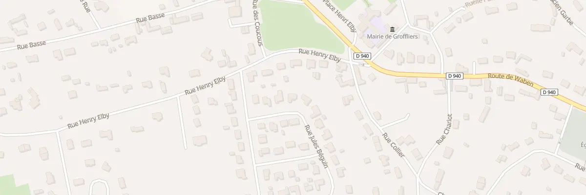 Plan du 96 Rue Jules Beguin à Groffliers