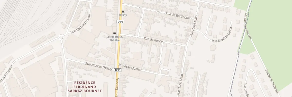 Plan du 26 Rue de Rosny à Boulogne-sur-Mer