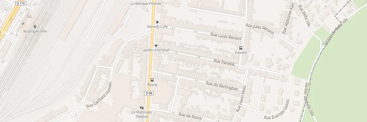Plan du 24 Rue Panetié à Boulogne-sur-Mer