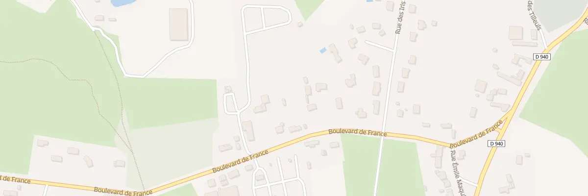 Plan du 330 Bd de France à Cucq