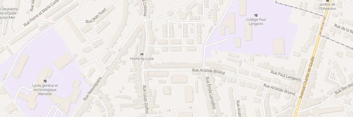 Plan du 29 Rue Aristide Briand à Boulogne-sur-Mer