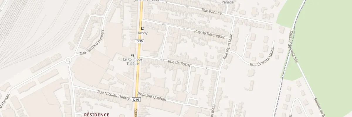 Plan du 15 Rue de Rosny à Boulogne-sur-Mer