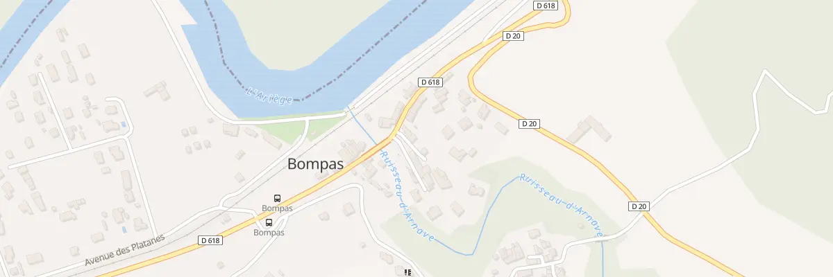 Plan du 6 Rte de Foix à Bompas