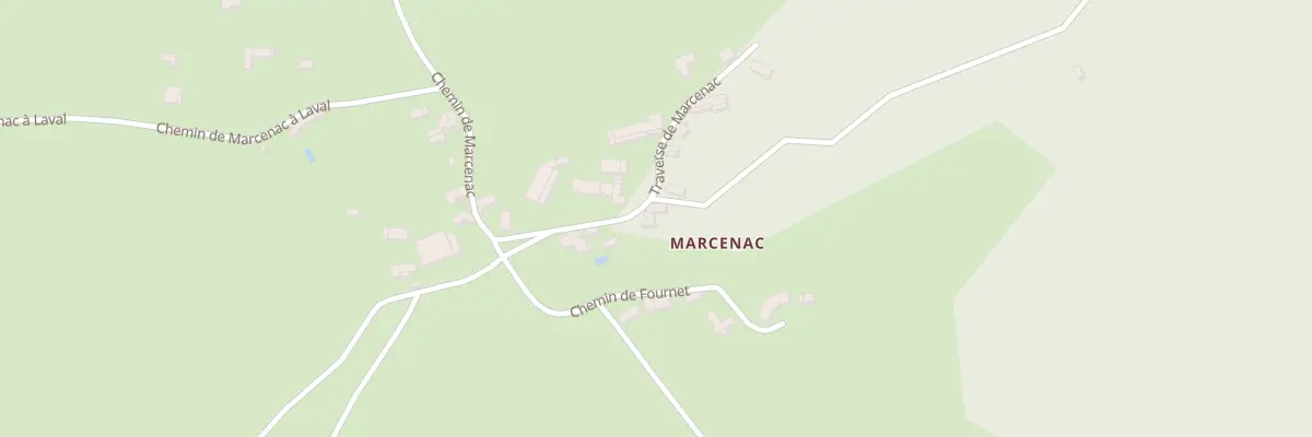 Plan du 114 Tra de Marcenac à Lalbenque