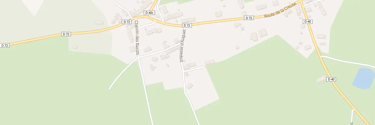 Plan du 3 Imp le Gué à Cuzion