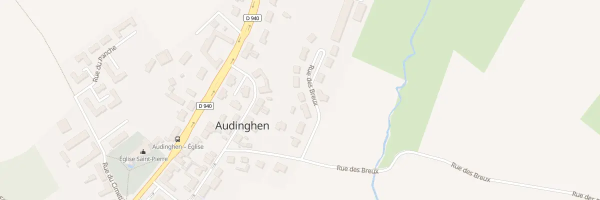 Plan du 4 Rue des Breux à Audinghen