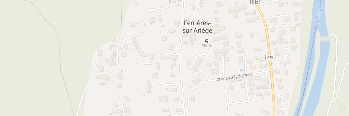 Plan du 50 Che des Rives à Ferrières-sur-Ariège