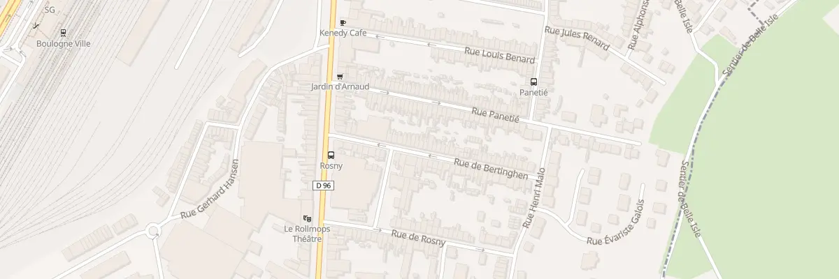 Plan du 25 Rue de Bertinghen à Boulogne-sur-Mer