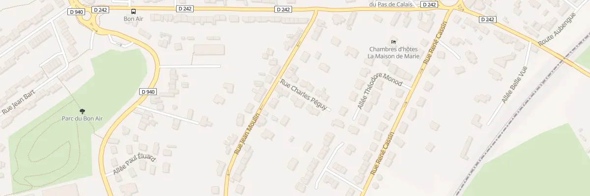 Plan du 6 Rue Charles Peguy à Wimereux