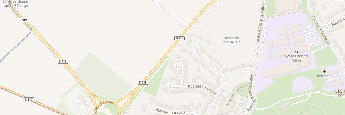 Plan du 20 Imp des Laurières à Beaugency