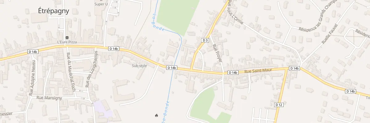 Plan du 3 Rue Saint Maur à Étrépagny