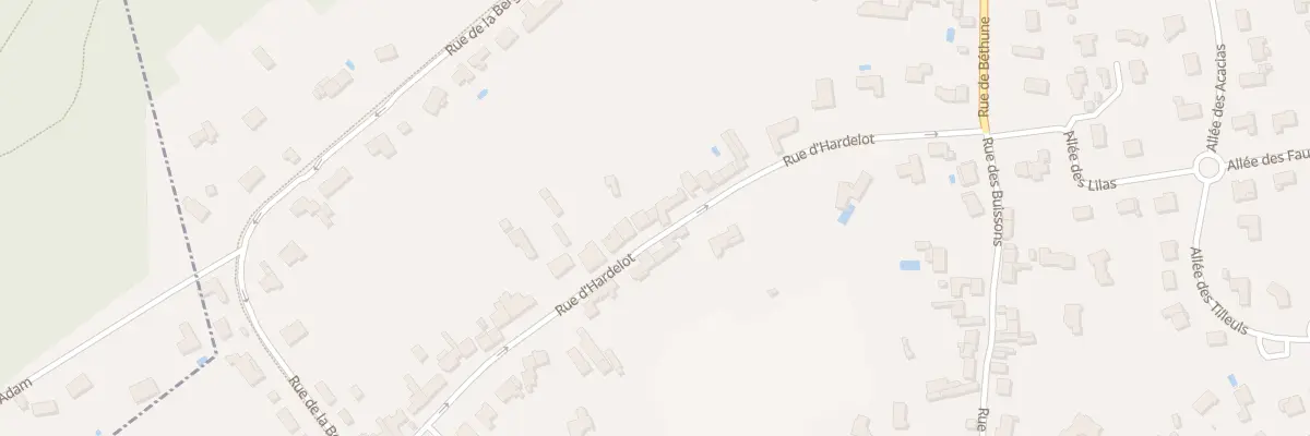 Plan du 20B Rue d’Hardelot à Condette