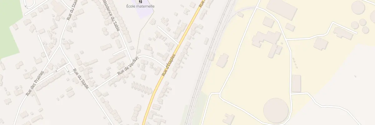 Plan du 38 Rue d’Étaples à Dannes
