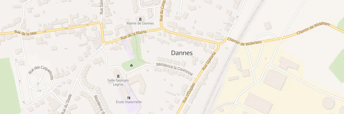 Plan du 8 Res la Couronne à Dannes