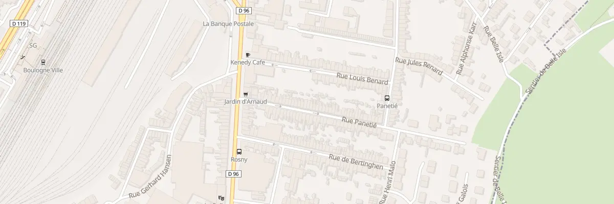 Plan du 35 Rue Panetié à Boulogne-sur-Mer
